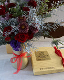 Christmas package-Flower with chocolate box