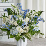 Funeral arrangement - Blue