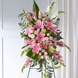 Funeral arrangement - Pink