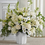 Funeral arrangement - White