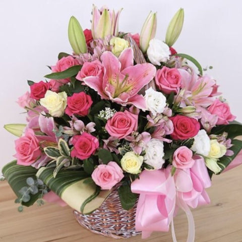 Large flower basket